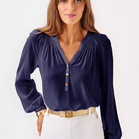 Lily Pulitzer Tropical Print Blouse - Picture 5 of 5